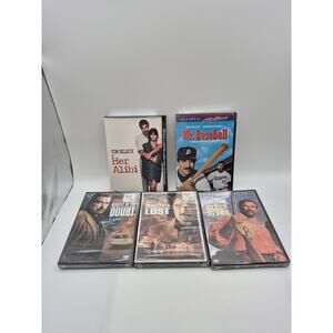 Lot of 5 Tom Selleck DVD Mr. Baseball, Her Alibi, Innocents Lost New Sealed